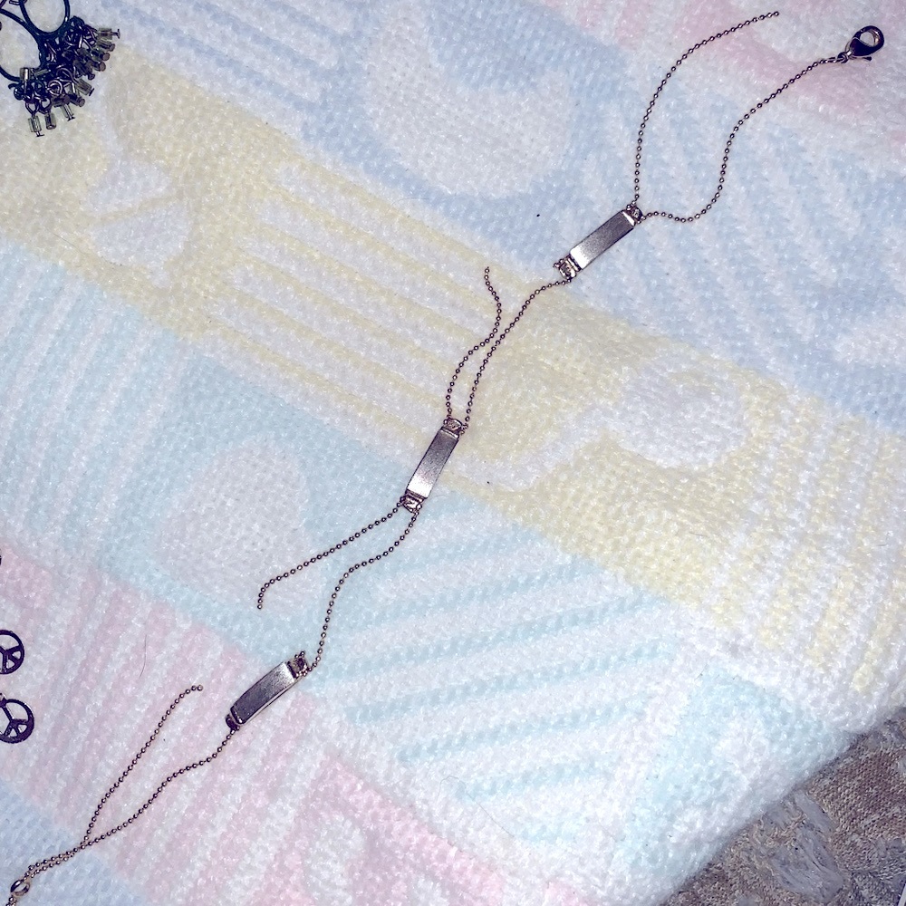 False Gold and silver bracelet.